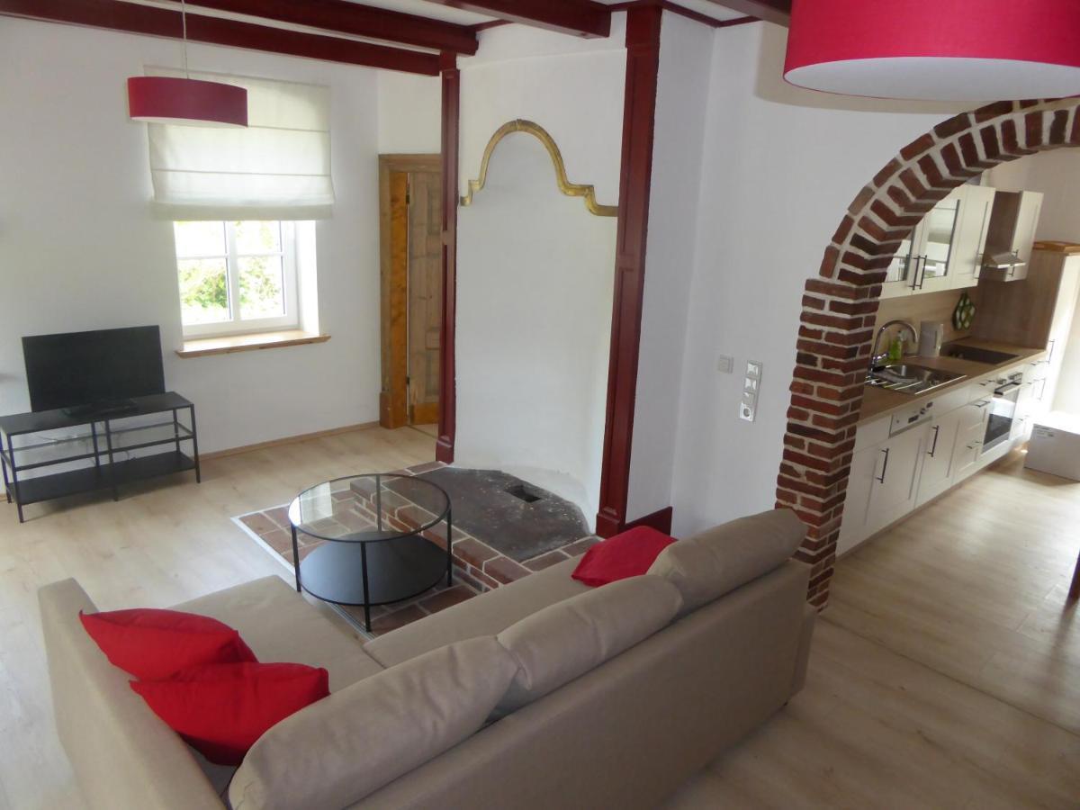 Ferienwohnung Elise Im Gulfhof Am Kanal Grossefehn Ngoại thất bức ảnh
